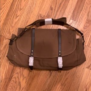 J Crew New Canvas Messenger Bag